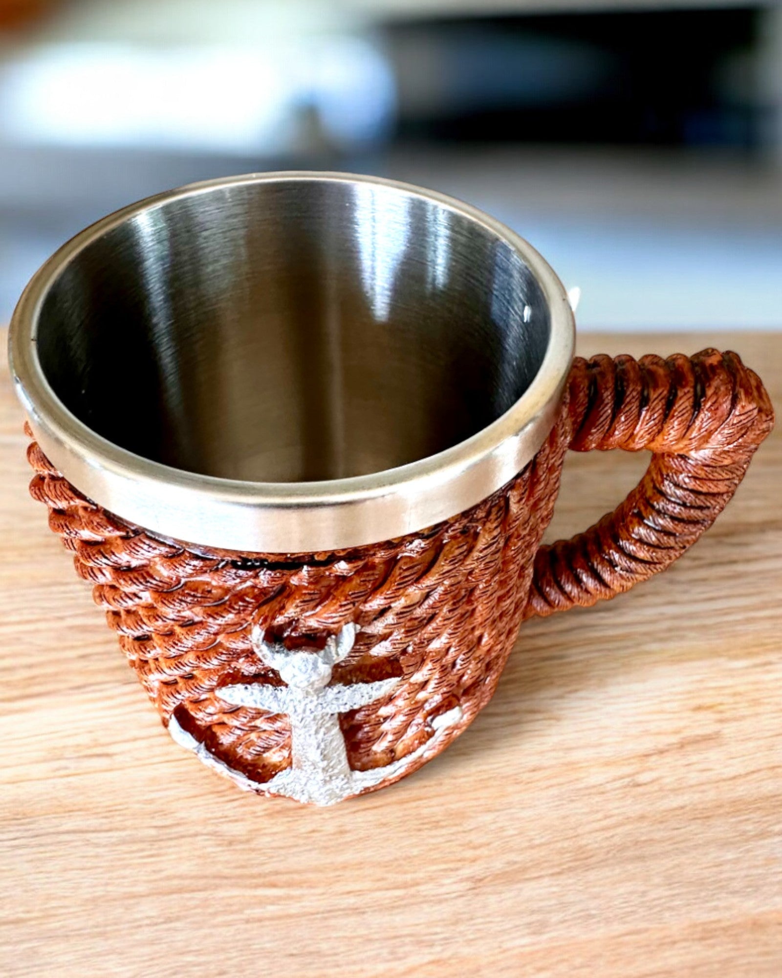 "Sea Treasure" – Stainless Steel Mug, Customizable with Engraving for a Gift