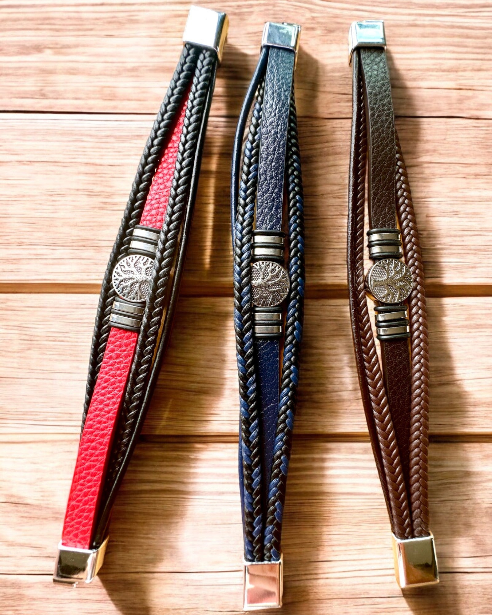 Braccialetto "Albero della Vita" con possibilità di personalizzazione per regalo, 3 varianti di colore