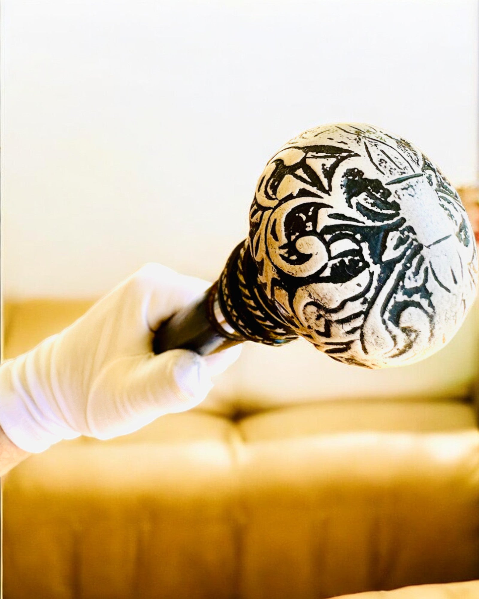 Canne de marche "Canne Majesté" en bois, fabriquée à la main, possibilité de gravure, 2 variantes au choix