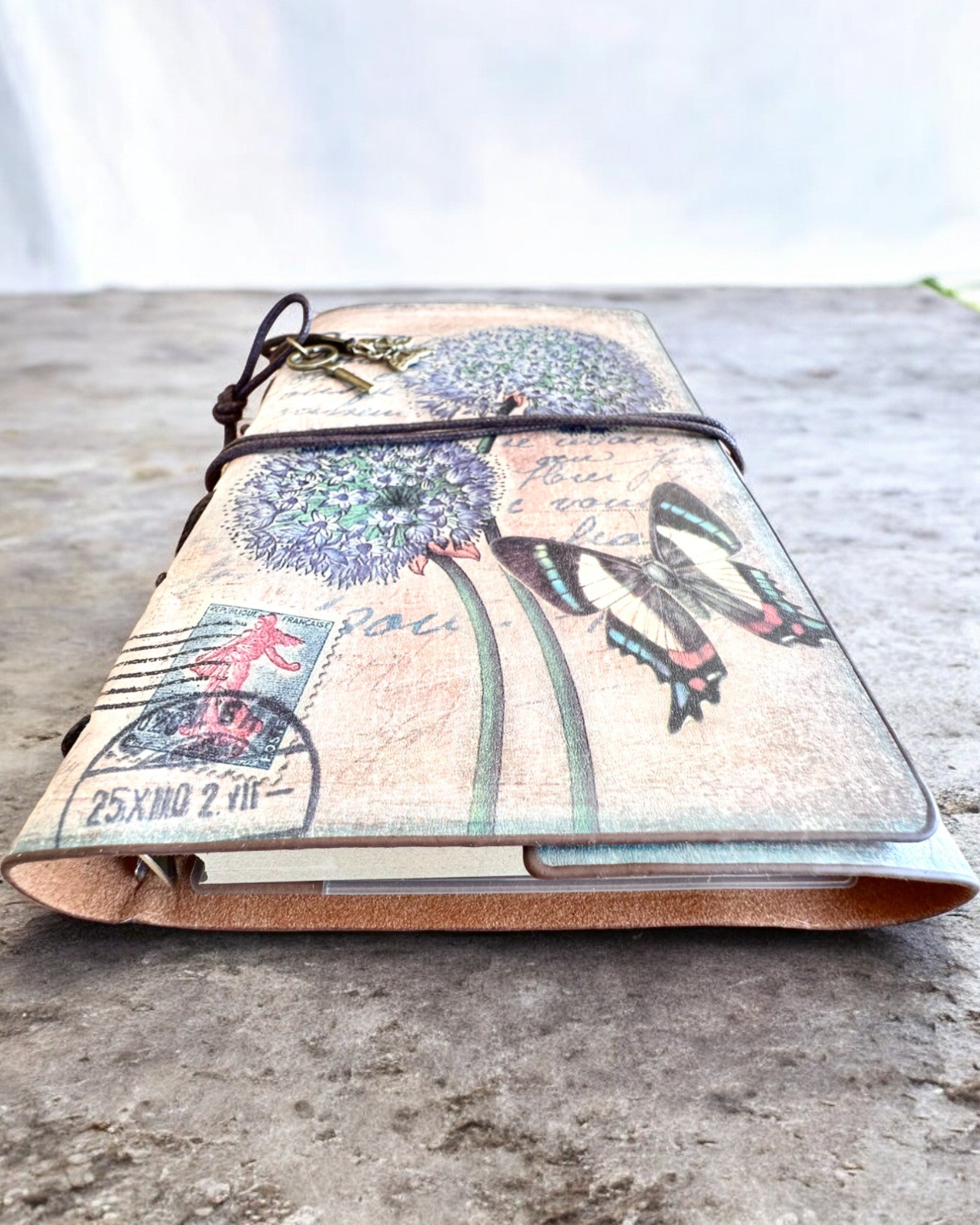 Vintage Memoire Notizbuch mit personalisierter Gravur - 3 Designs zur Auswahl, Notizbuch als Geschenk