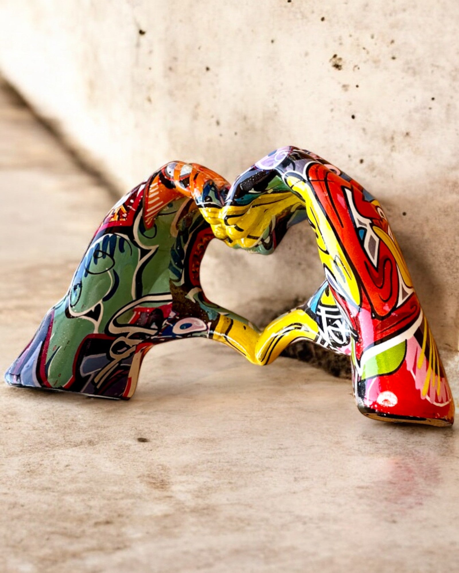 Figura decorativa Colorato Manico Decorativo ArtBrace - possibilità di personalizzazione con incisione, per regalo