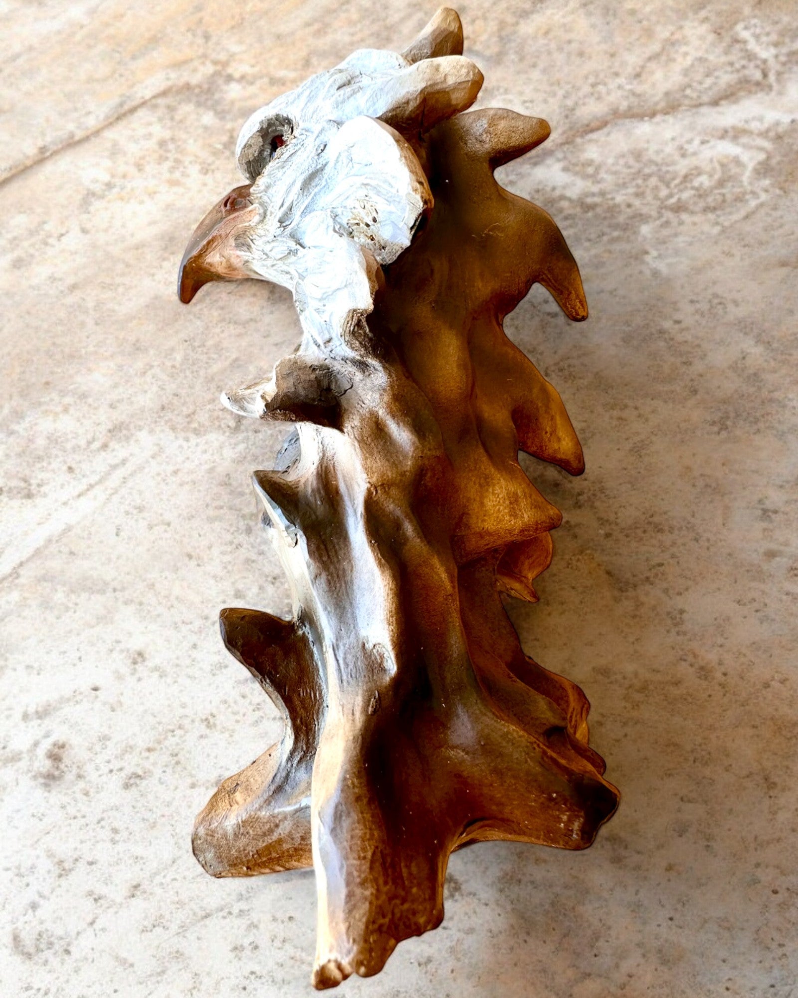 Sculpture d'Aigle de la Liberté en Résine avec Possibilité de Gravure pour cadeau 26.5 cm de hauteur