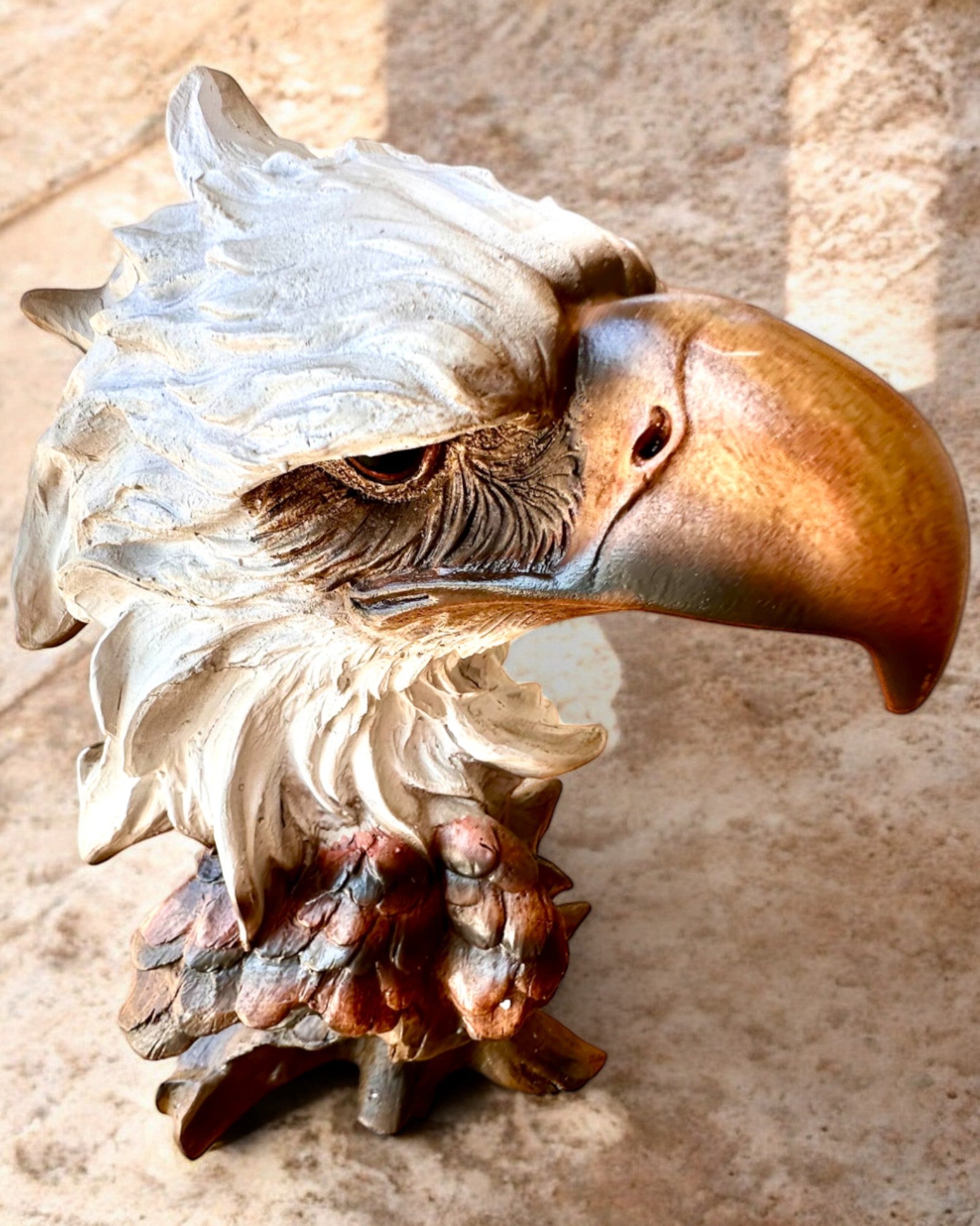 Sculpture d'Aigle de la Liberté en Résine avec Possibilité de Gravure pour cadeau 26.5 cm de hauteur