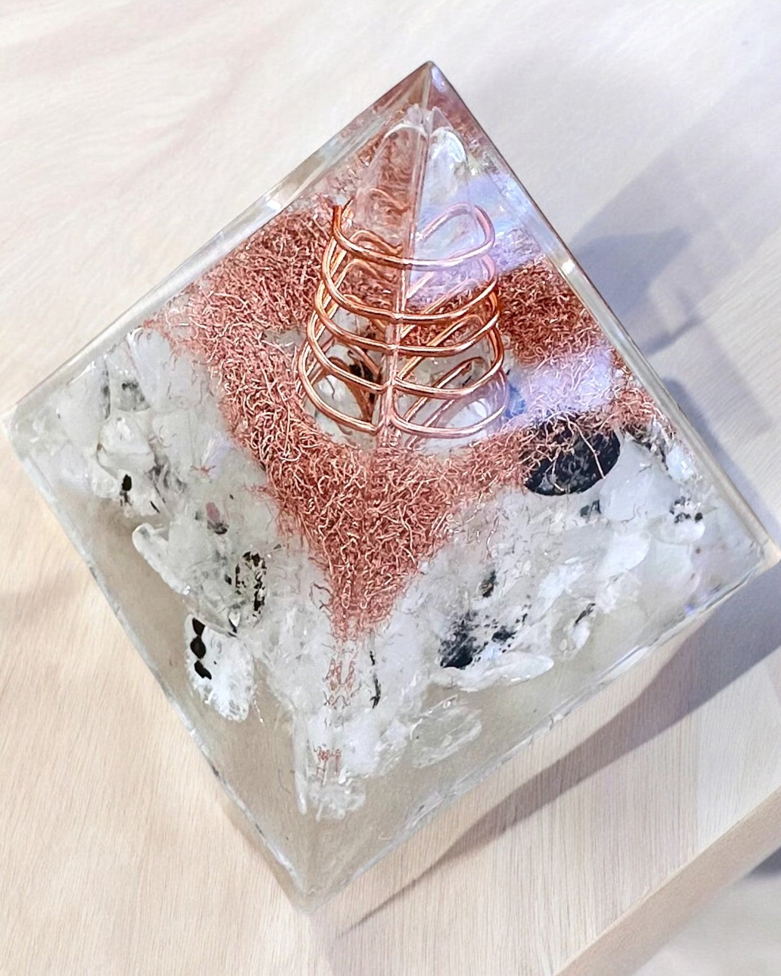 Piramide Energetica orgonica "Copper Harmony"