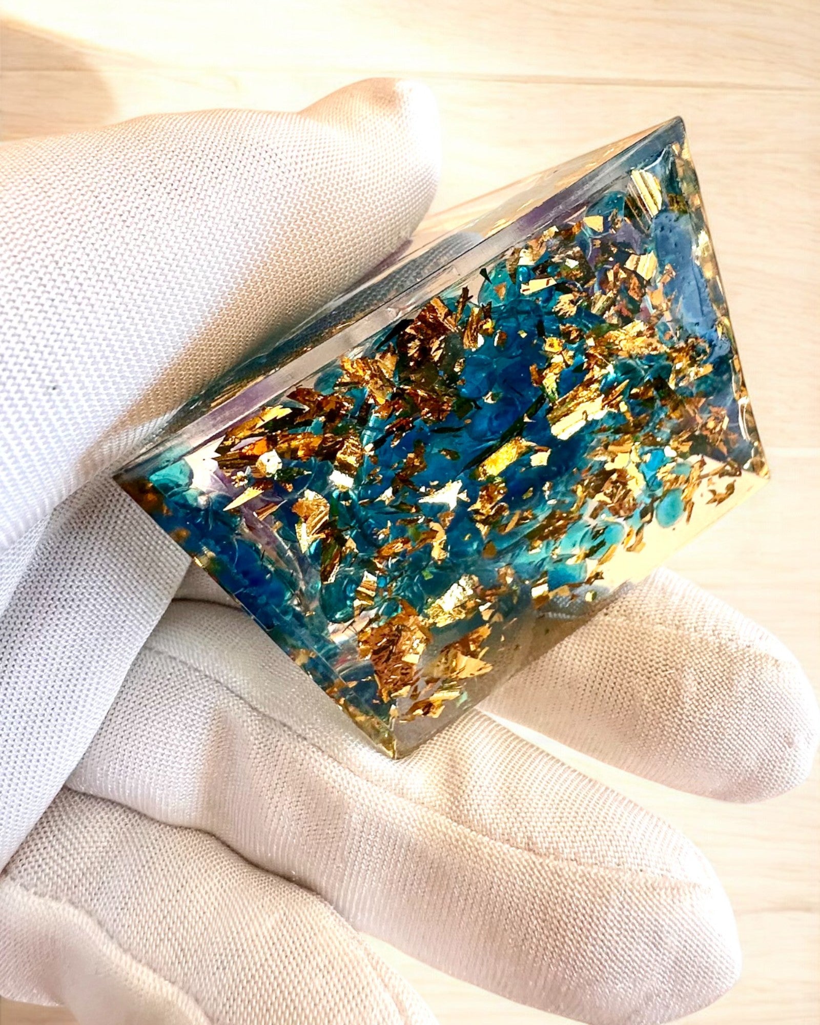 Piramide Energetica orgonite "Mystic Aura"