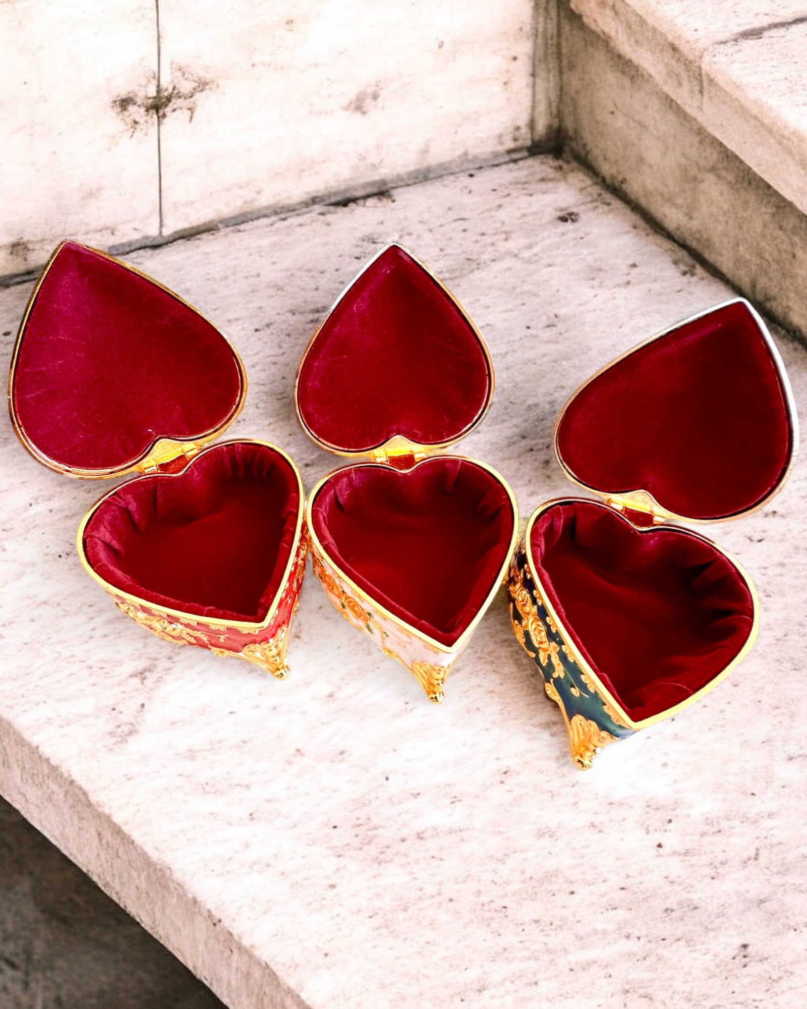 Coffret à bijoux "Royal Elegance" - avec option de gravure pour cadeau, 3 variantes au choix