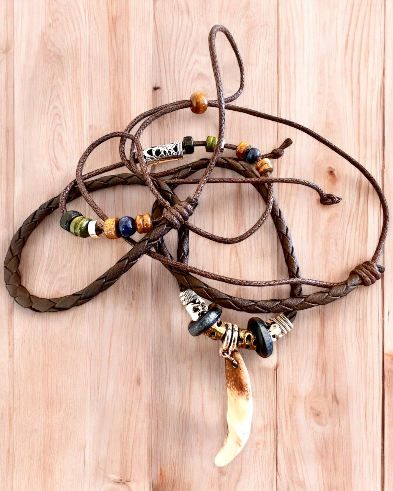 Wilczy Ząb - Collier de Puissance - possibilité de personnalisation avec gravure pour cadeau