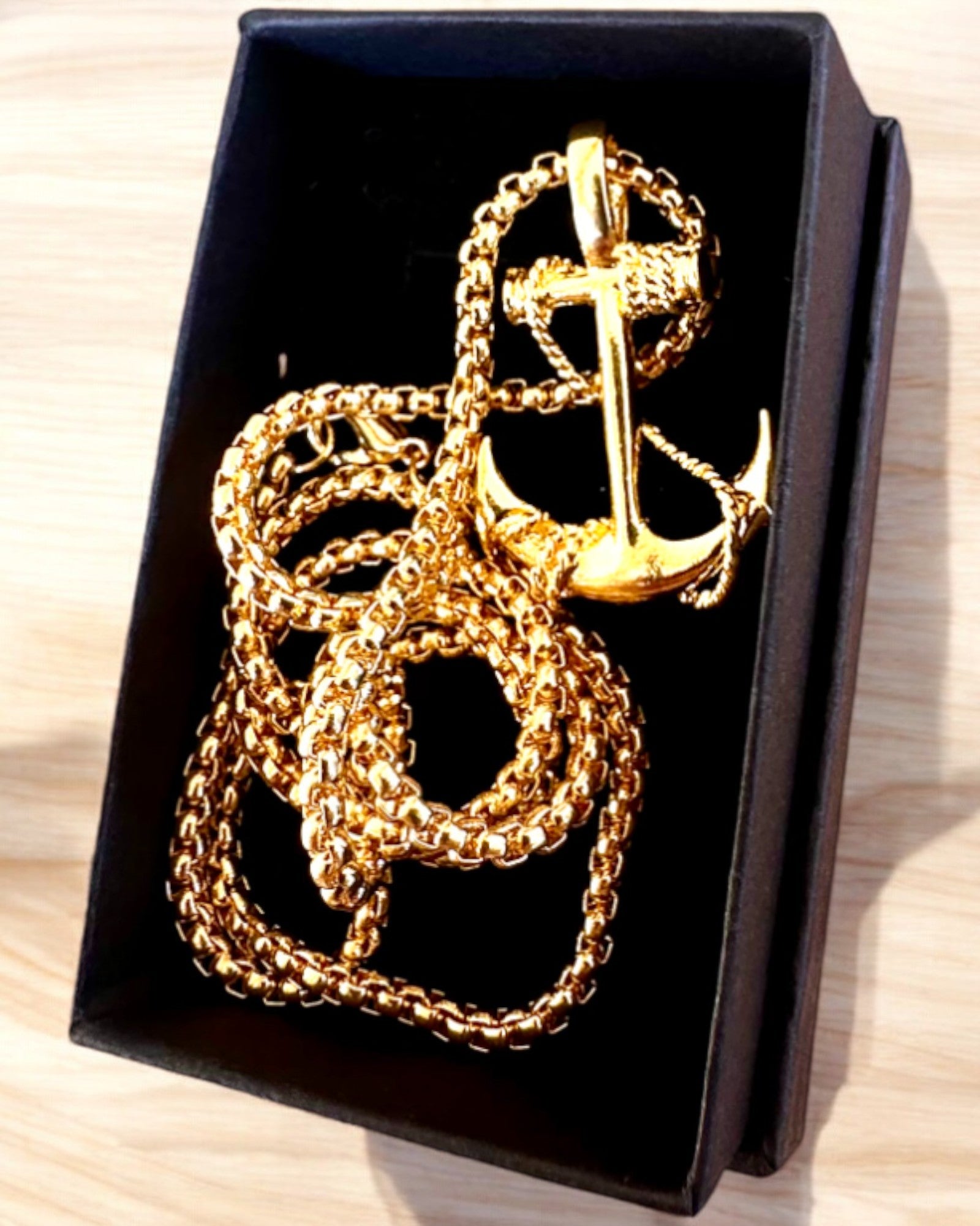 Ancre de Détermination, Amulette Marine, collier, possibilité de personnalisation avec gravure pour cadeau, 3 variantes au choix