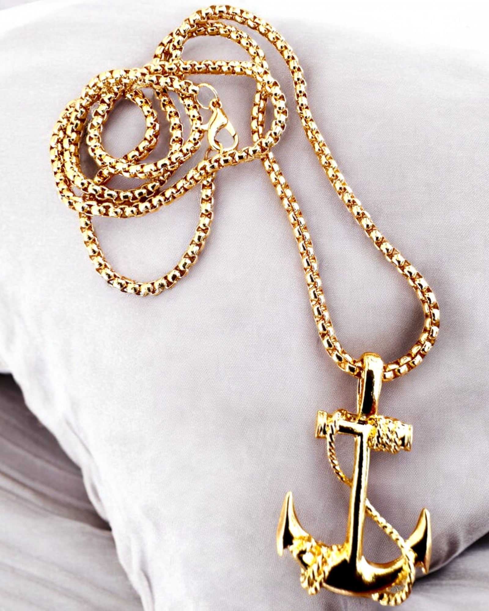 Ancre de Détermination, Amulette Marine, collier, possibilité de personnalisation avec gravure pour cadeau, 3 variantes au choix