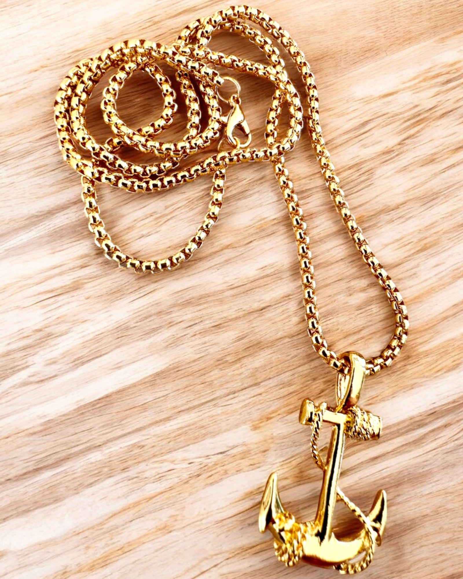 Ancre de Détermination, Amulette Marine, collier, possibilité de personnalisation avec gravure pour cadeau, 3 variantes au choix