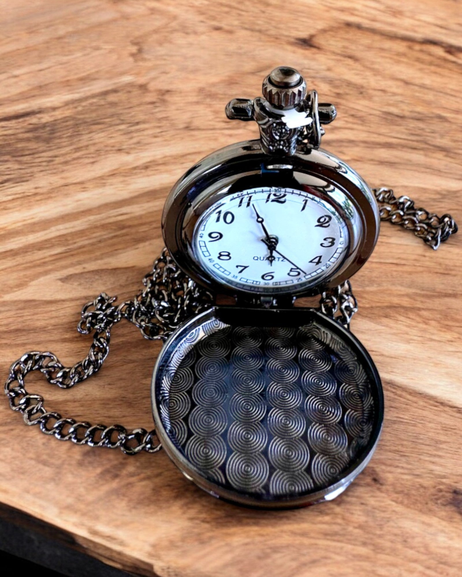 Cosmic Pocket Watch "Galactic Secret", personalized with engraving for a gift