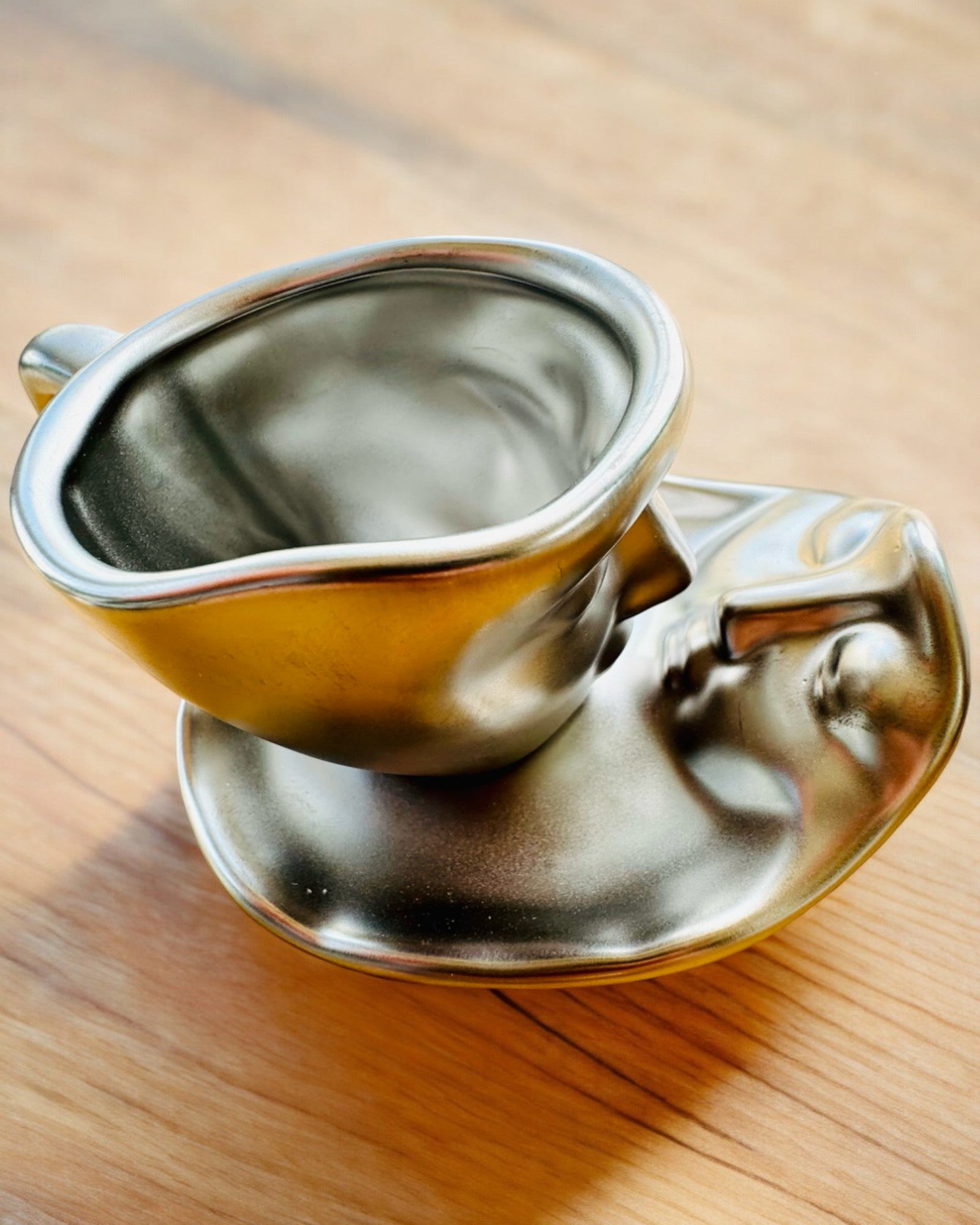 Eleganti Tazze in Ceramica "Maska" – Set di 2 pezzi - possibilità di personalizzazione con incisione per regalo