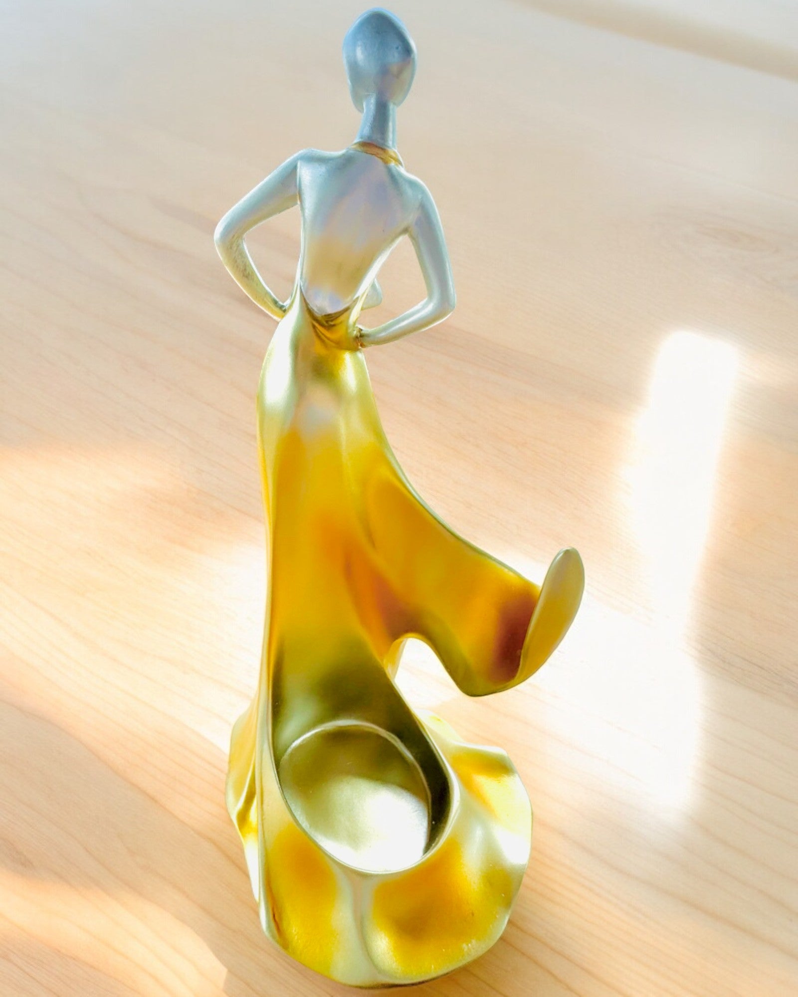 Élégant Porte-Bouteille - Statue de Dame - personnalisation par gravure, 2 variantes au choix