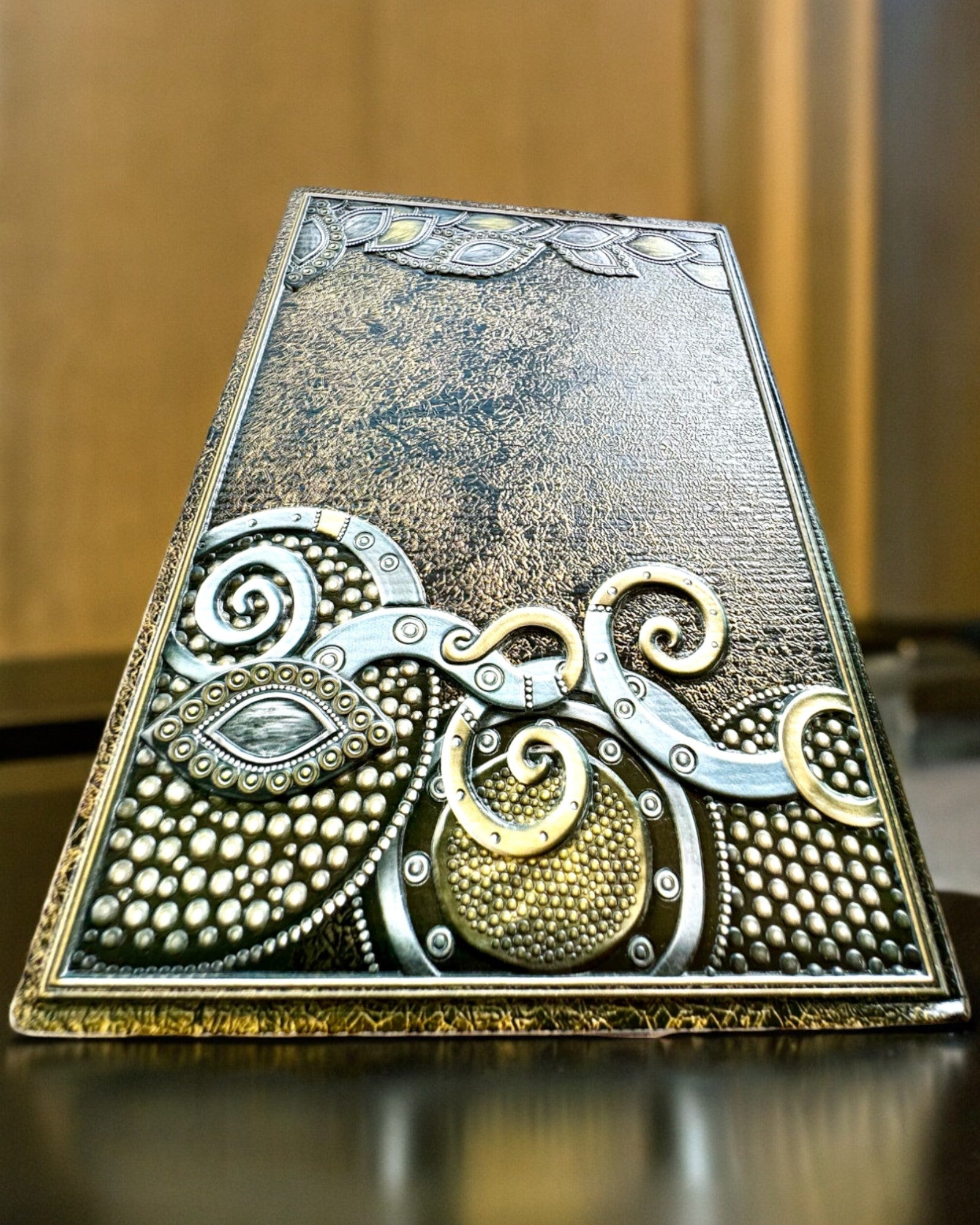 Artistic Notebook, masquerade notebook - A5, personalization with engraving for a gift