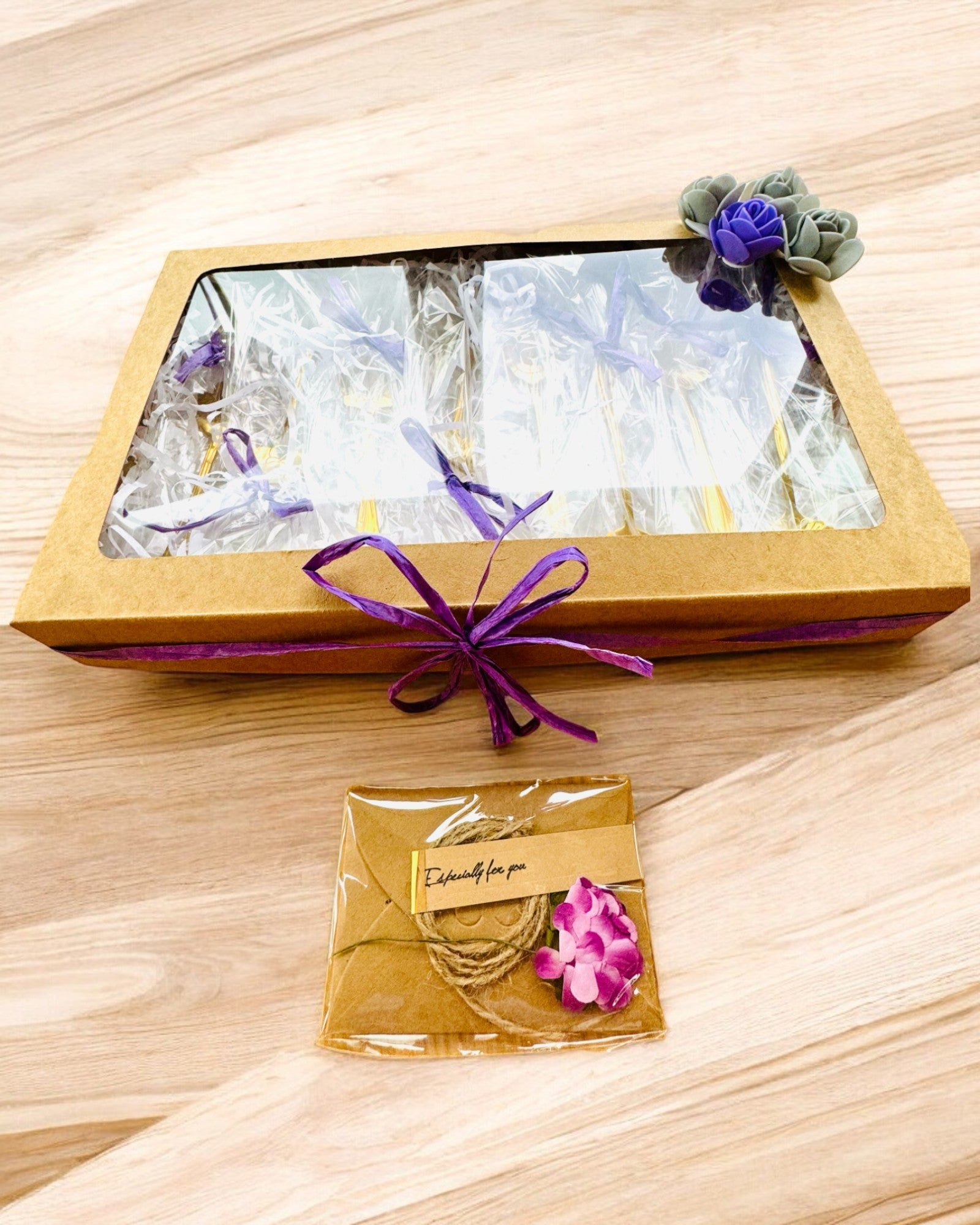 Set di Cucchiaini "Rapsodia Floreale" - personalizzazione con incisione per regalo, 2 varianti a scelta