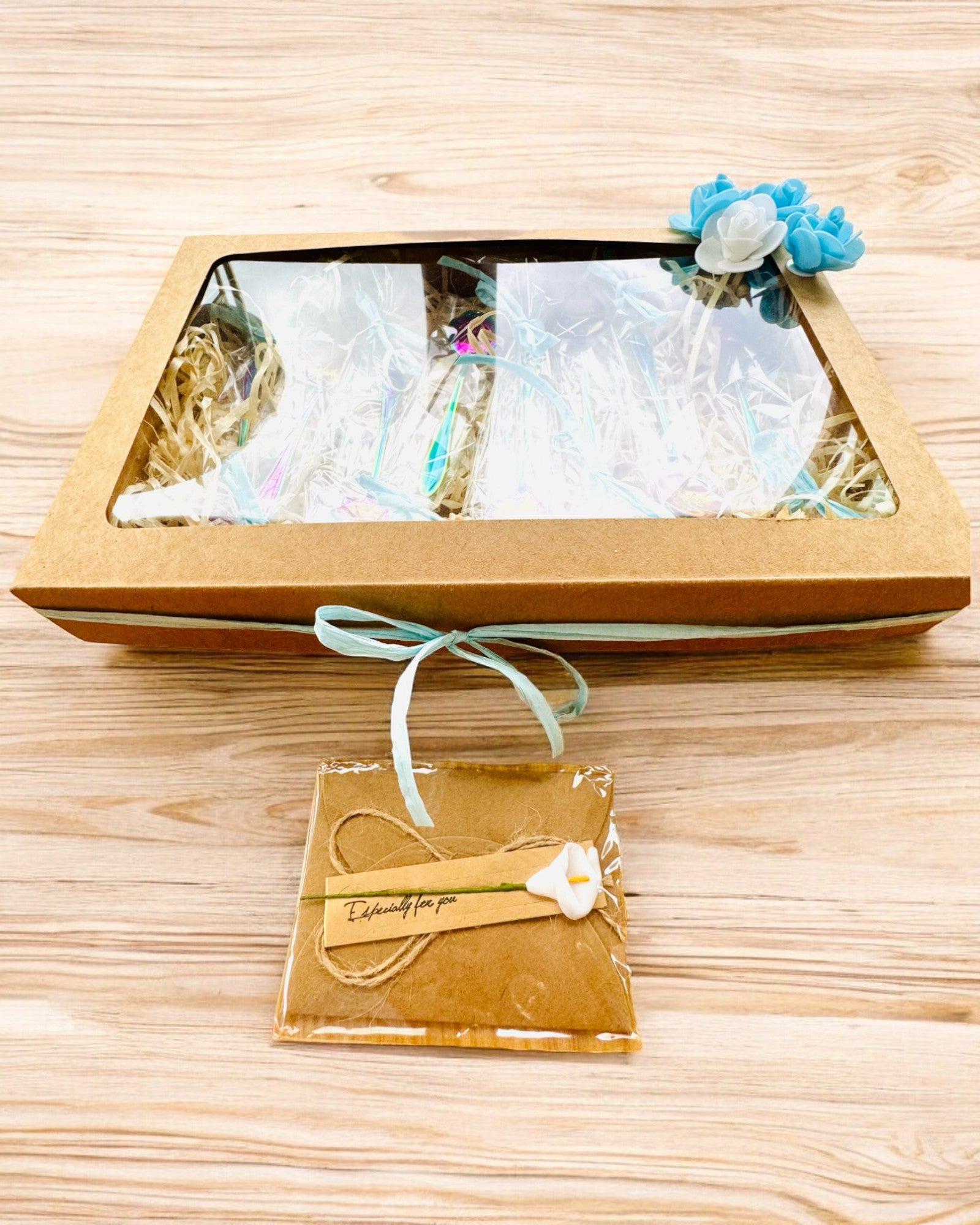 Set di Cucchiaini "Rapsodia Floreale" - personalizzazione con incisione per regalo, 2 varianti a scelta