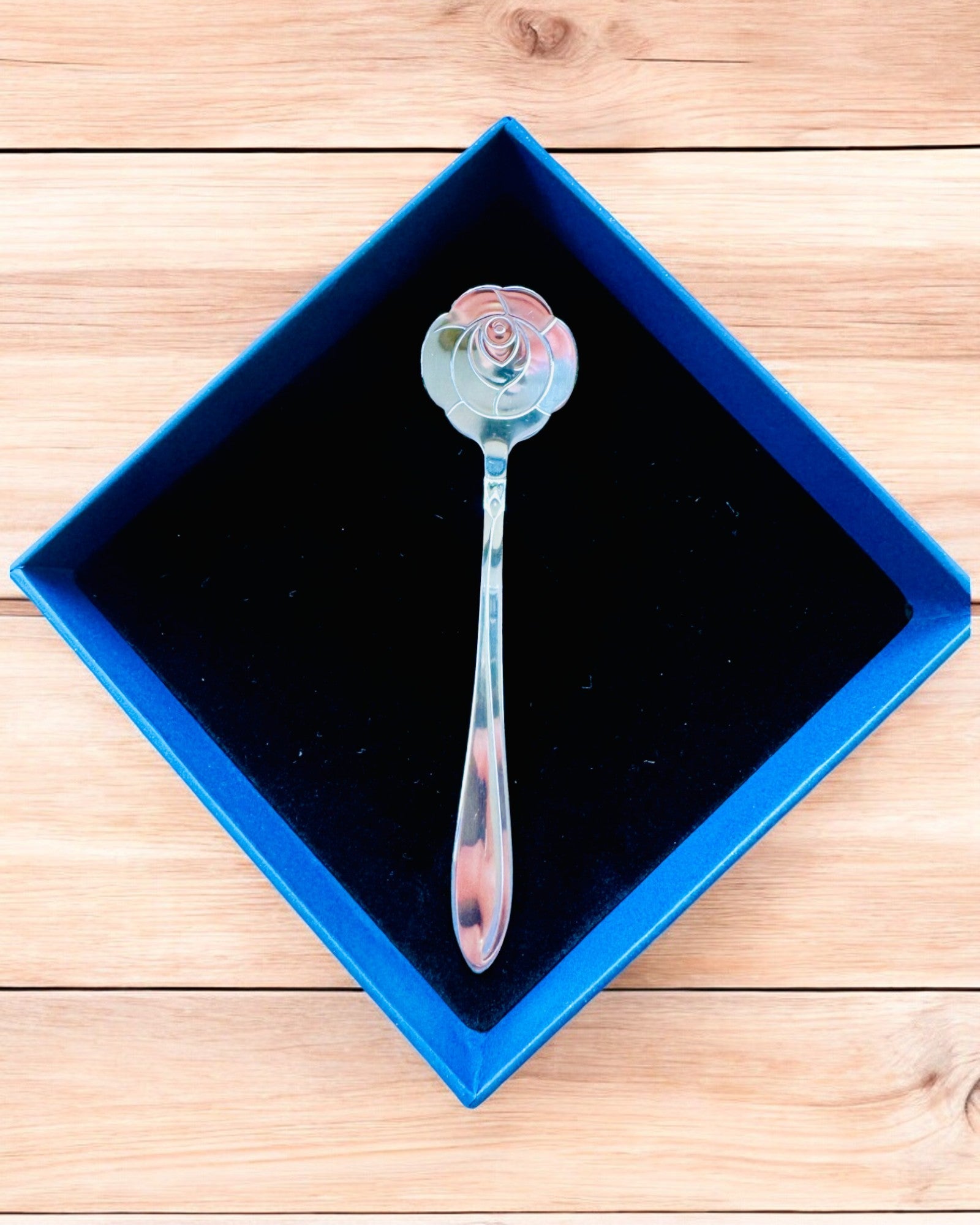 Cuillère élégante "Élégance Florale" – Personnalisée pour cadeau, gravure, 7 variantes au choix