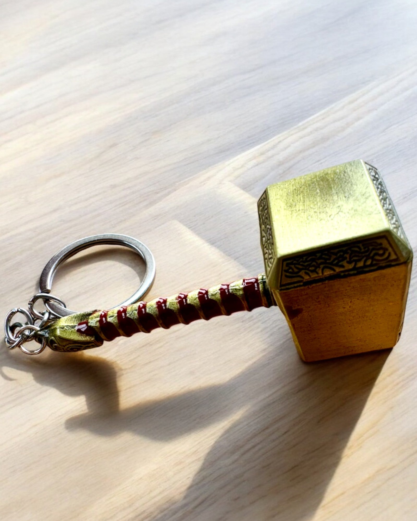 Marteau Viking - Porte-clés et décapsuleur en un - Premium, possibilité de personnalisation par gravure