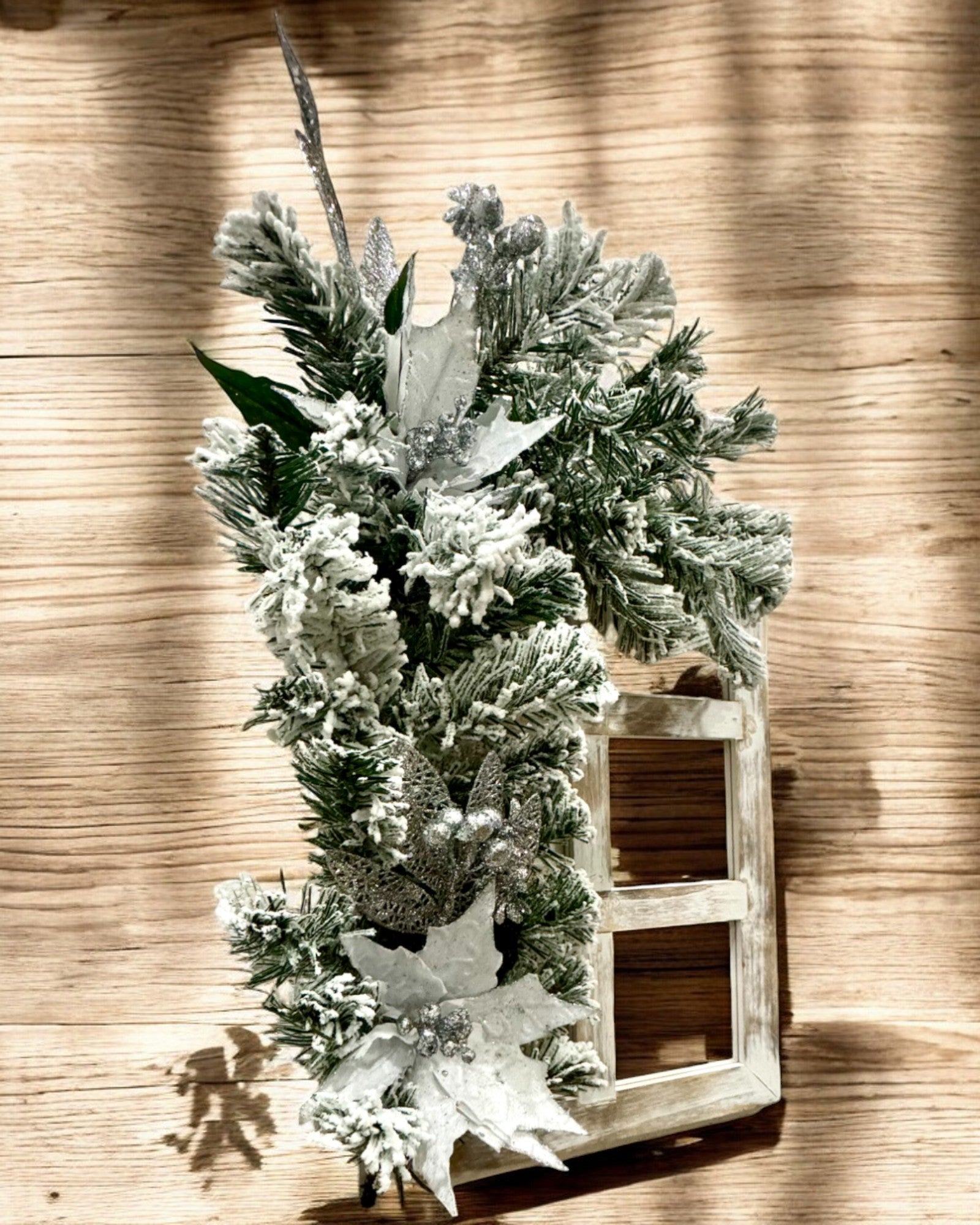 Holiday 2 pcs. Decorative Frames "Winter Glow", customizable with engraving for a gift