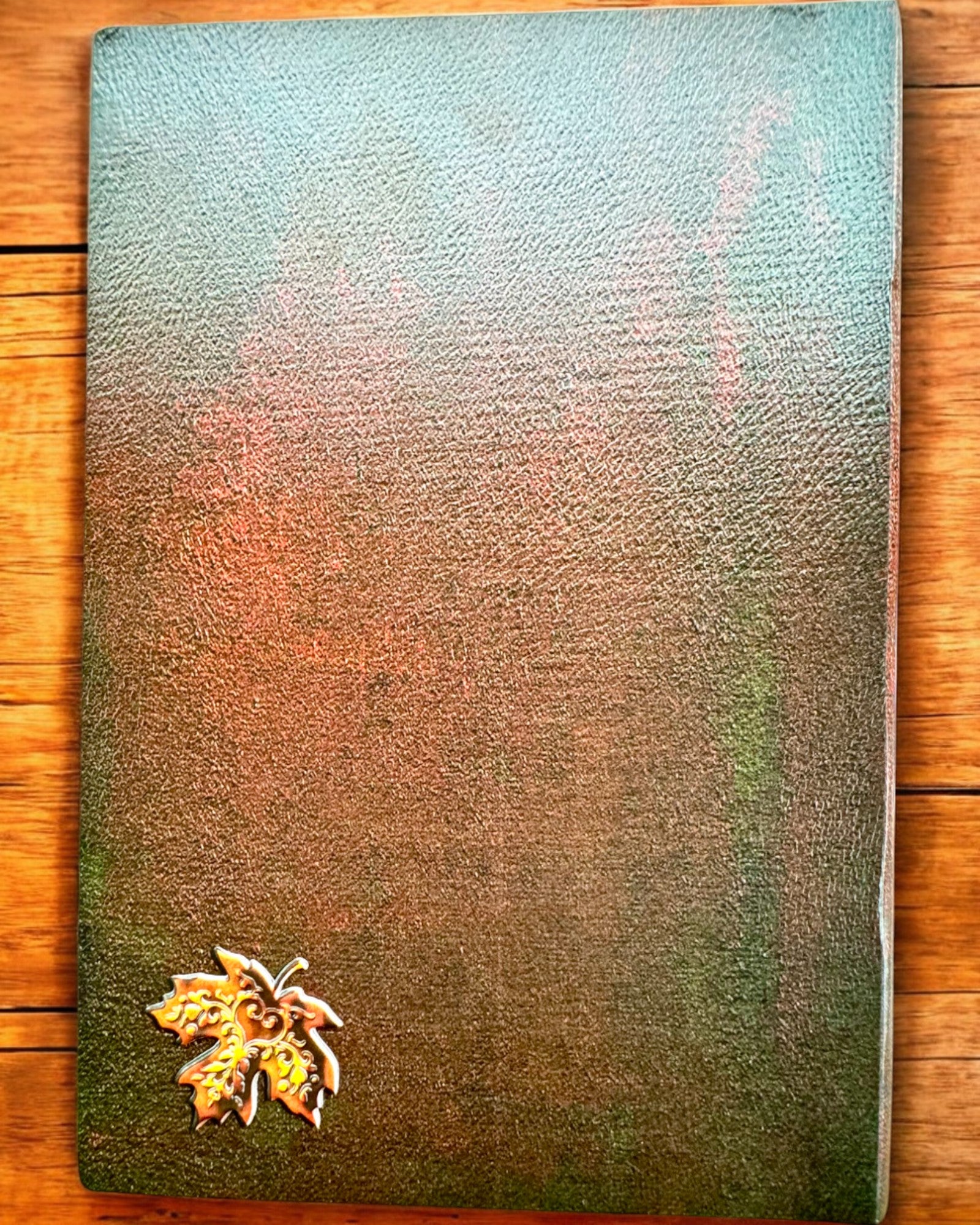 Carnet Cerf de la Forêt avec Motif de Cerf, A5 - personnalisation par gravure pour cadeau