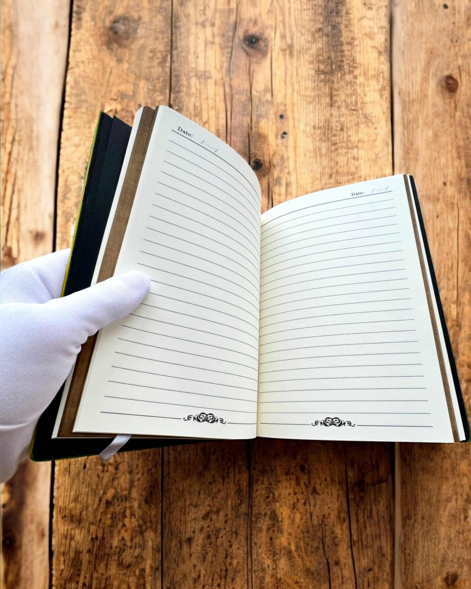 Carnet Cerf de la Forêt avec Motif de Cerf, A5 - personnalisation par gravure pour cadeau