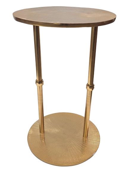Runder goldener Metalltisch - Glamour-Dekoration – 1051A