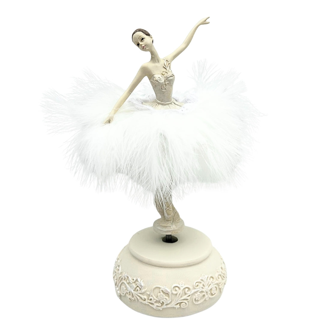Spieluhr Ballerina Schneekönigin, beweglich, 23,5 cm – MP-19009