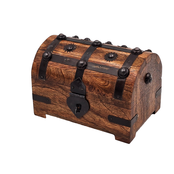 Holzschachtel für ein Geschenk - Schatztruhe – DNU-016A