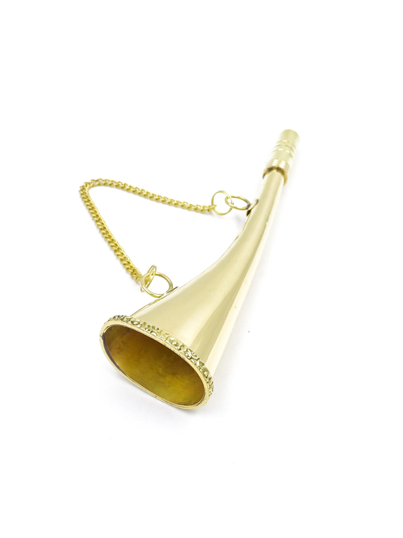 Signalhorn aus Messing mit Kette - Nebelhorn MIKB10/8