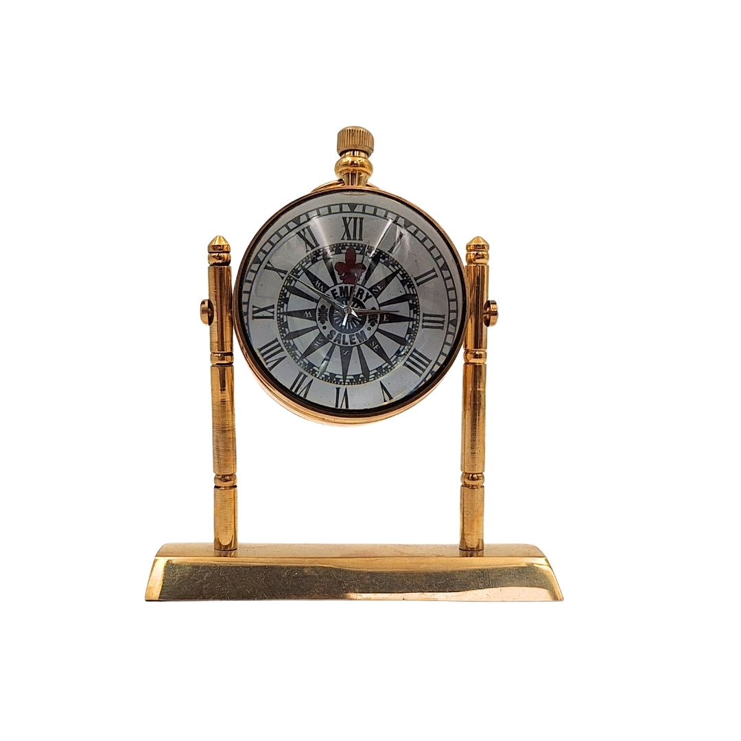 Maritime Tischuhr aus Messing– NC2963