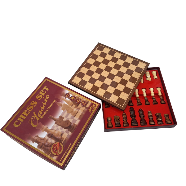 Klassisches Holzschach - 27 x 27 cm – 1050743