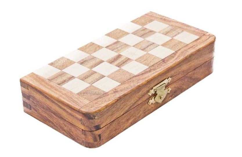 Magnetisches Holzschach - Strategiespiel - G201Z
