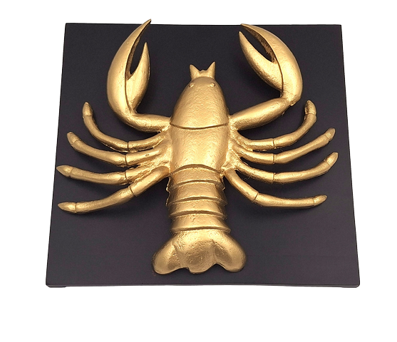 Krebs - goldene Dekofigur – CAN2