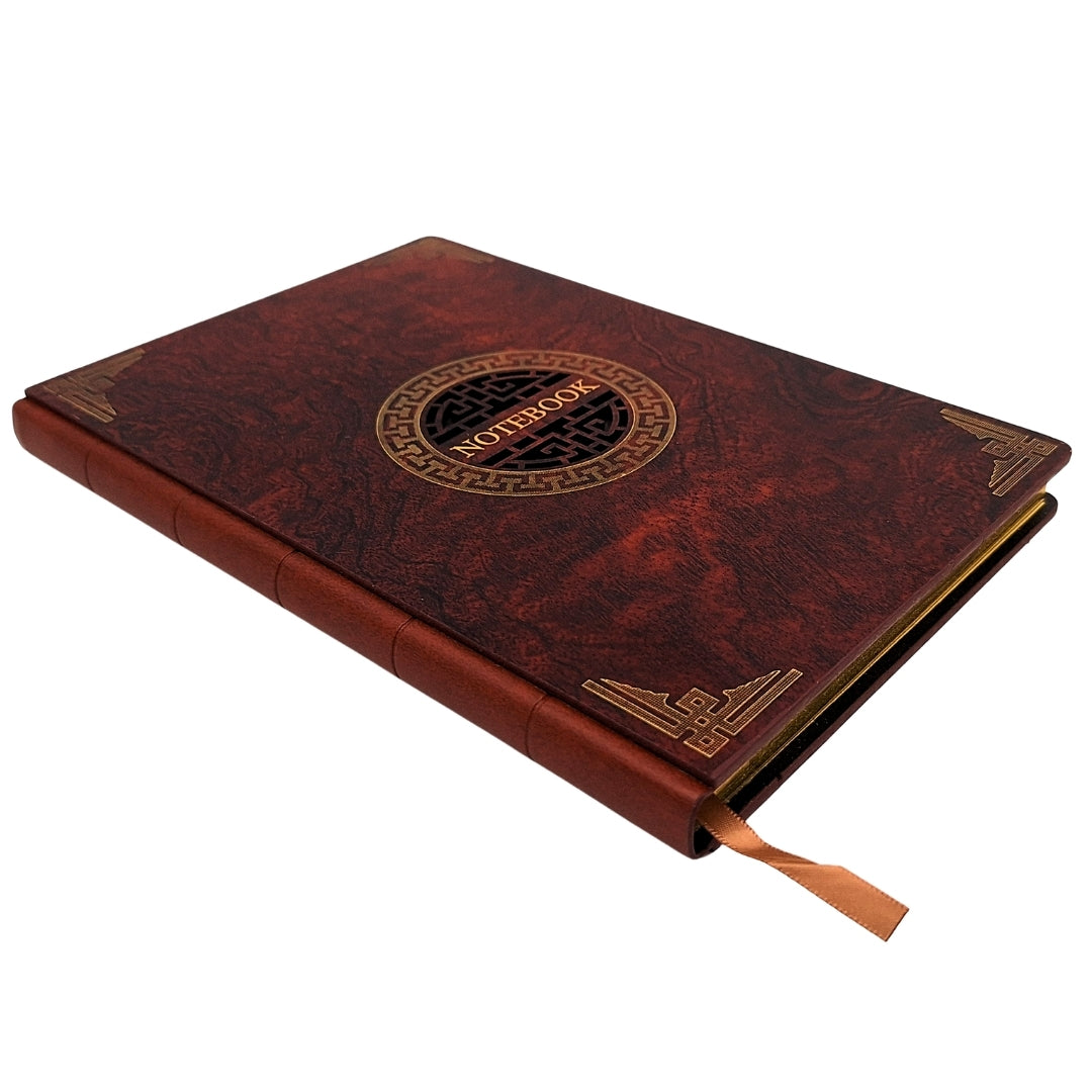 Elegantes Notizbuch A5 Holzumschlag – EE1
