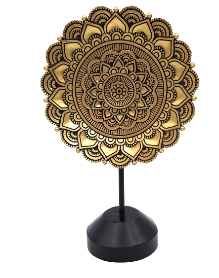 Ovale Mandala-Figur - buddhistische Dekoration - 35cm - 44032FJH