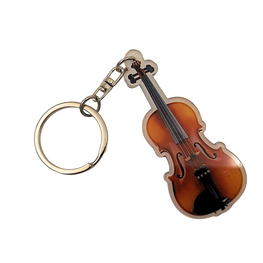 Porte-clés violon en acrylique ACI-8171