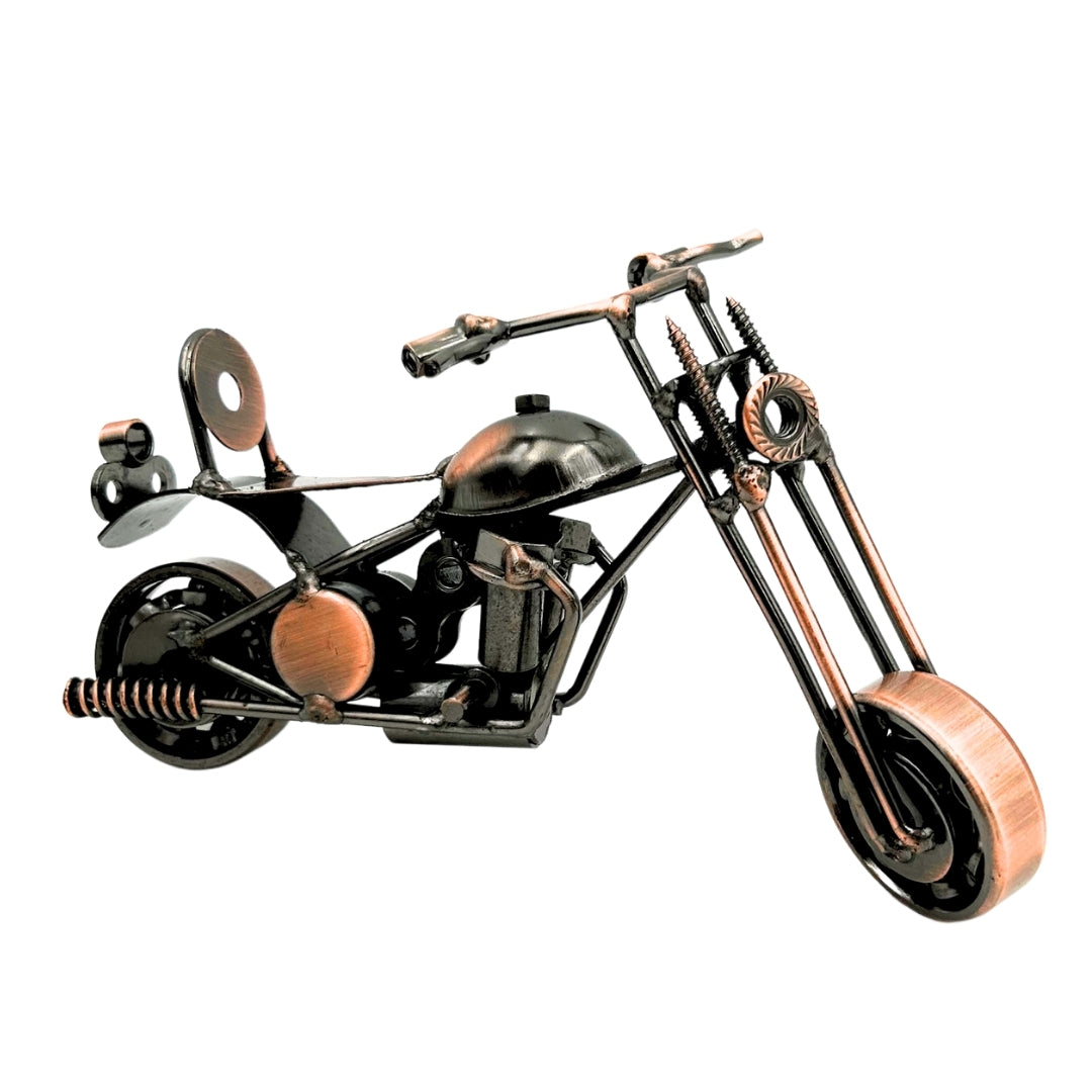 Metallmodell eines Chopper-Motorrads - M33