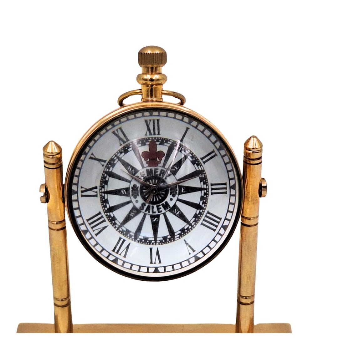 Maritime Tischuhr aus Messing– NC2963