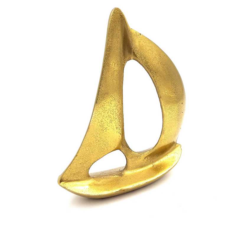 Goldene Yacht - Aluminium 15cm - NI1651