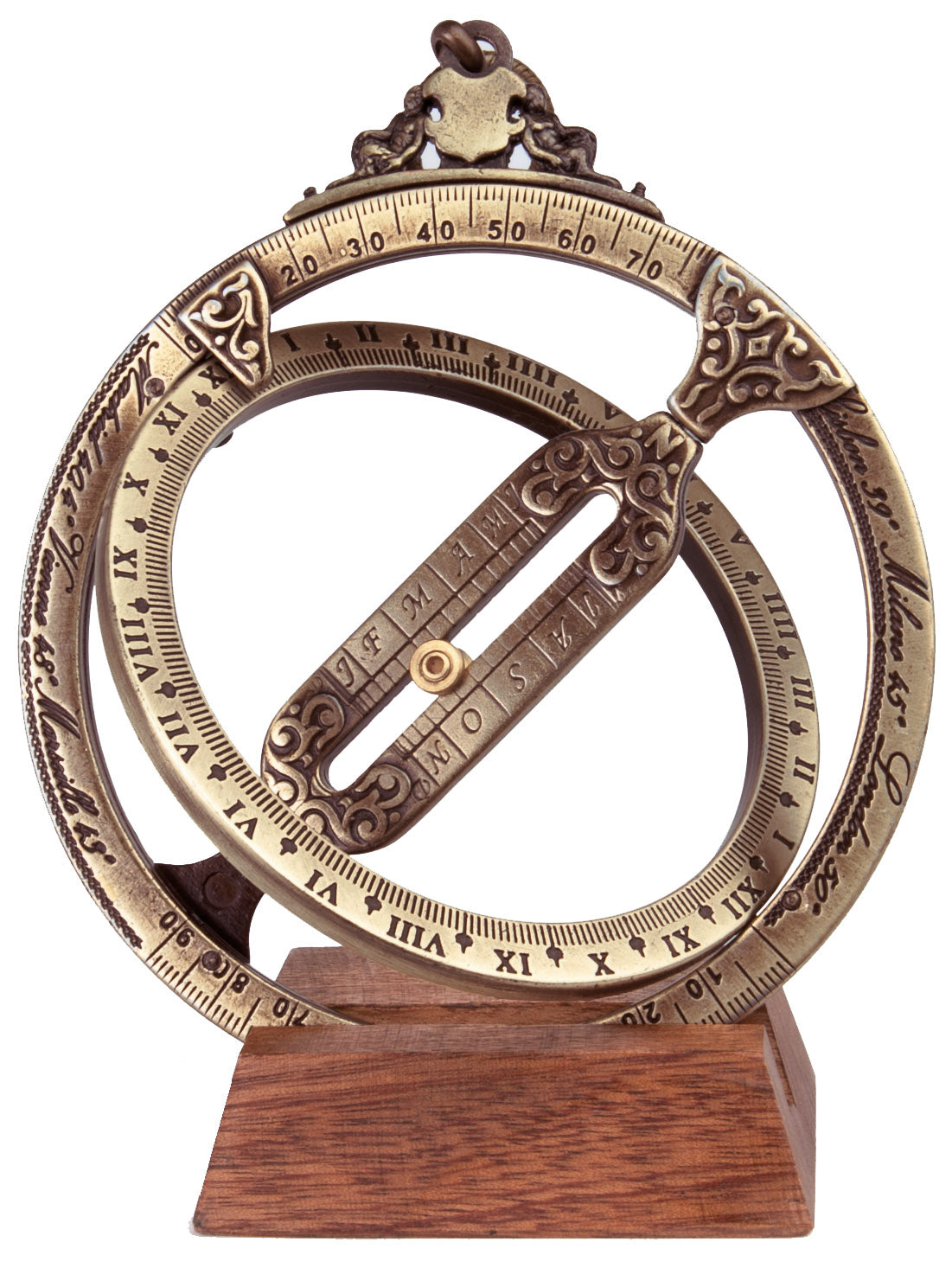 Sonnenuhr - astronomische Ringe H21