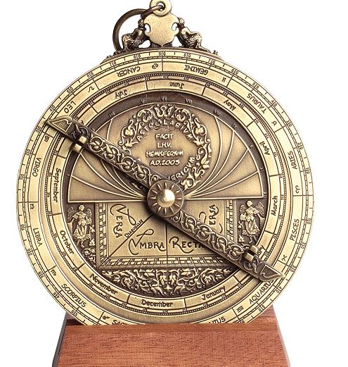 Europäisches Astrolabium – Premium-Renaissance-Replik - H32