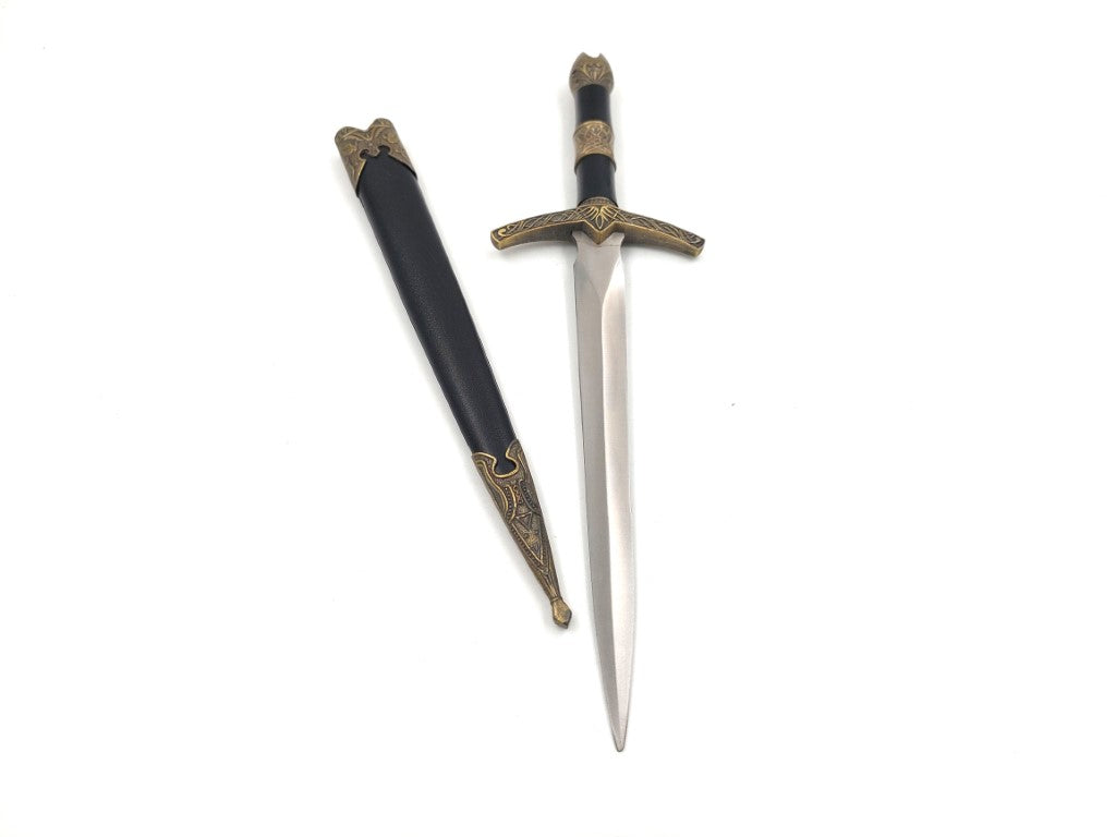 Dekorativer Ritterdolch aus Stahl - Replik - SW-178