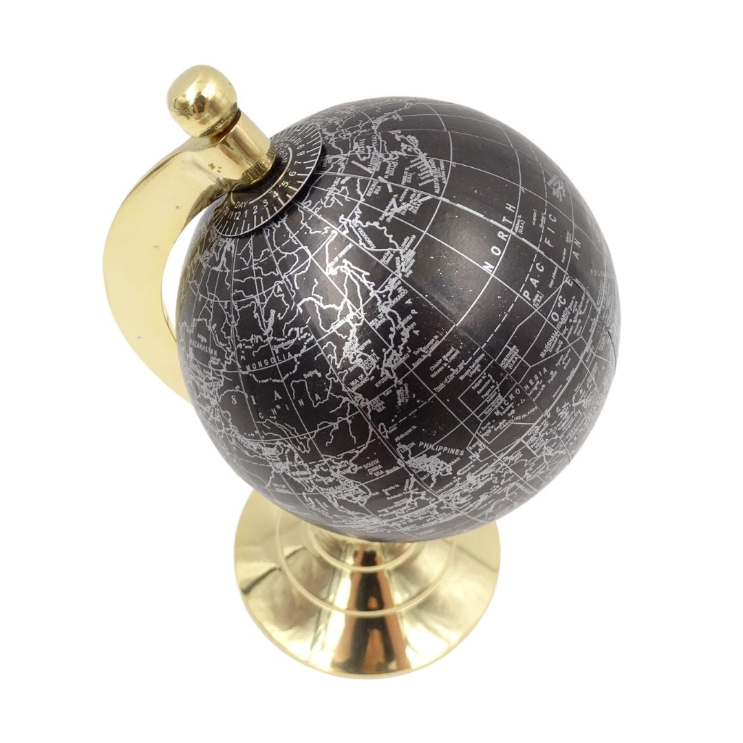 Dekorativer Globus Schwarz & Gold – MMG004S