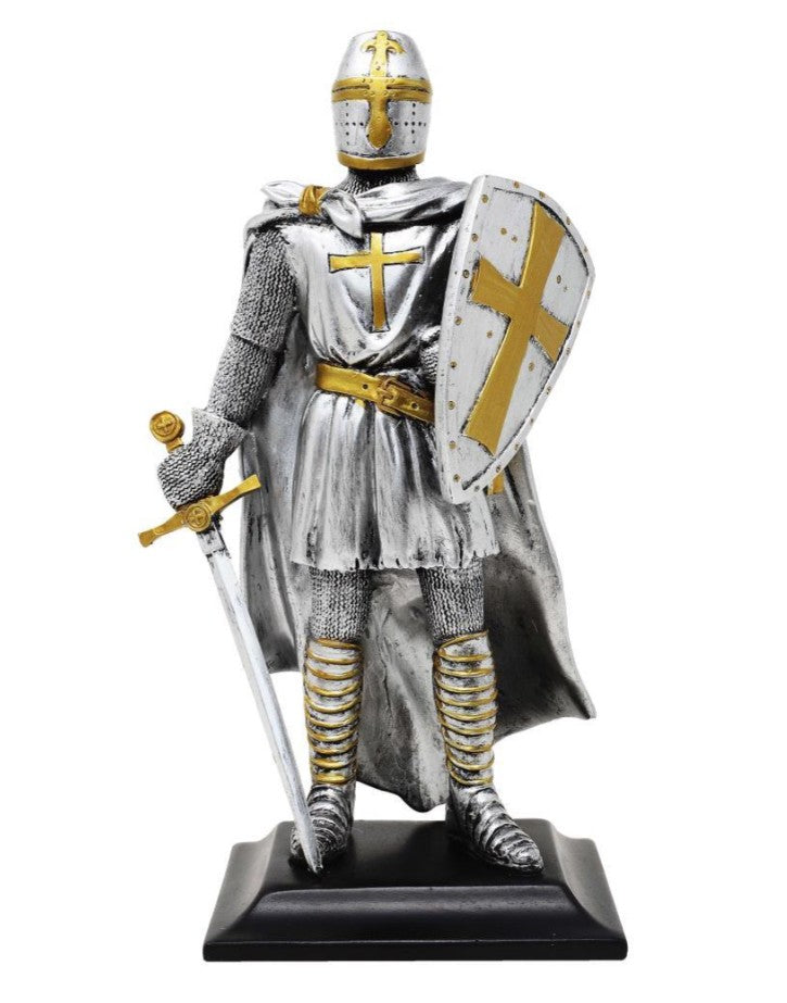 Ritter - Kreuzritter - große Figur aus Polyresin - MC-36049