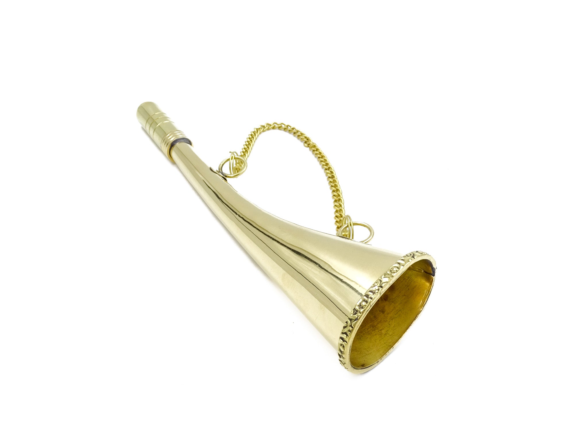 Signalhorn aus Messing mit Kette - Nebelhorn MIKB10/8
