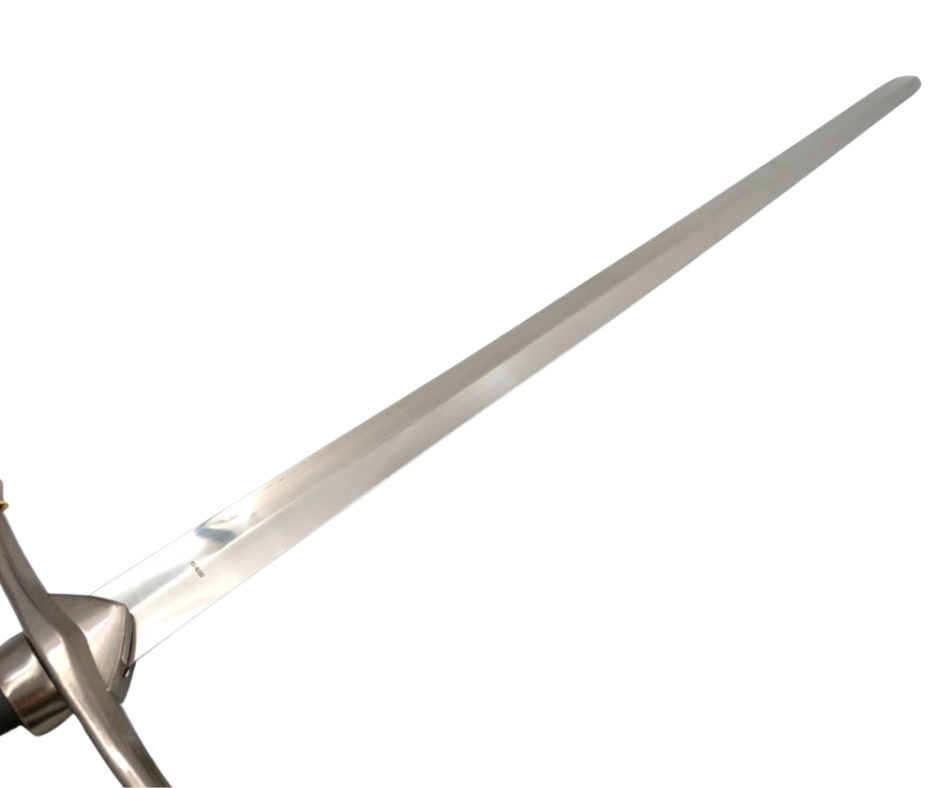 Épée de chevalier en acier avec fourreau de 105 cm – élégante réplique en acier inoxydable avec possibilité de gravure