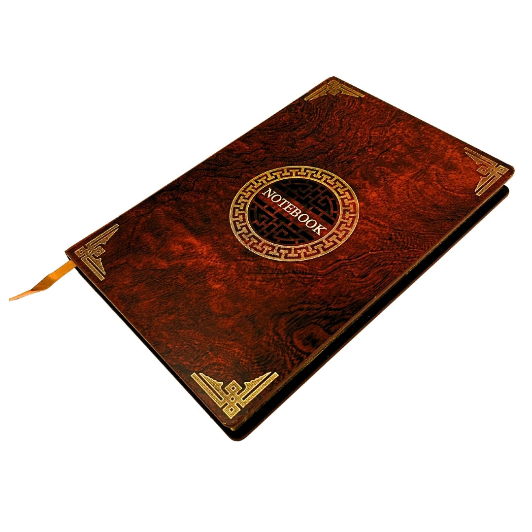 Elegantes Notizbuch A5 Holzumschlag – EE1