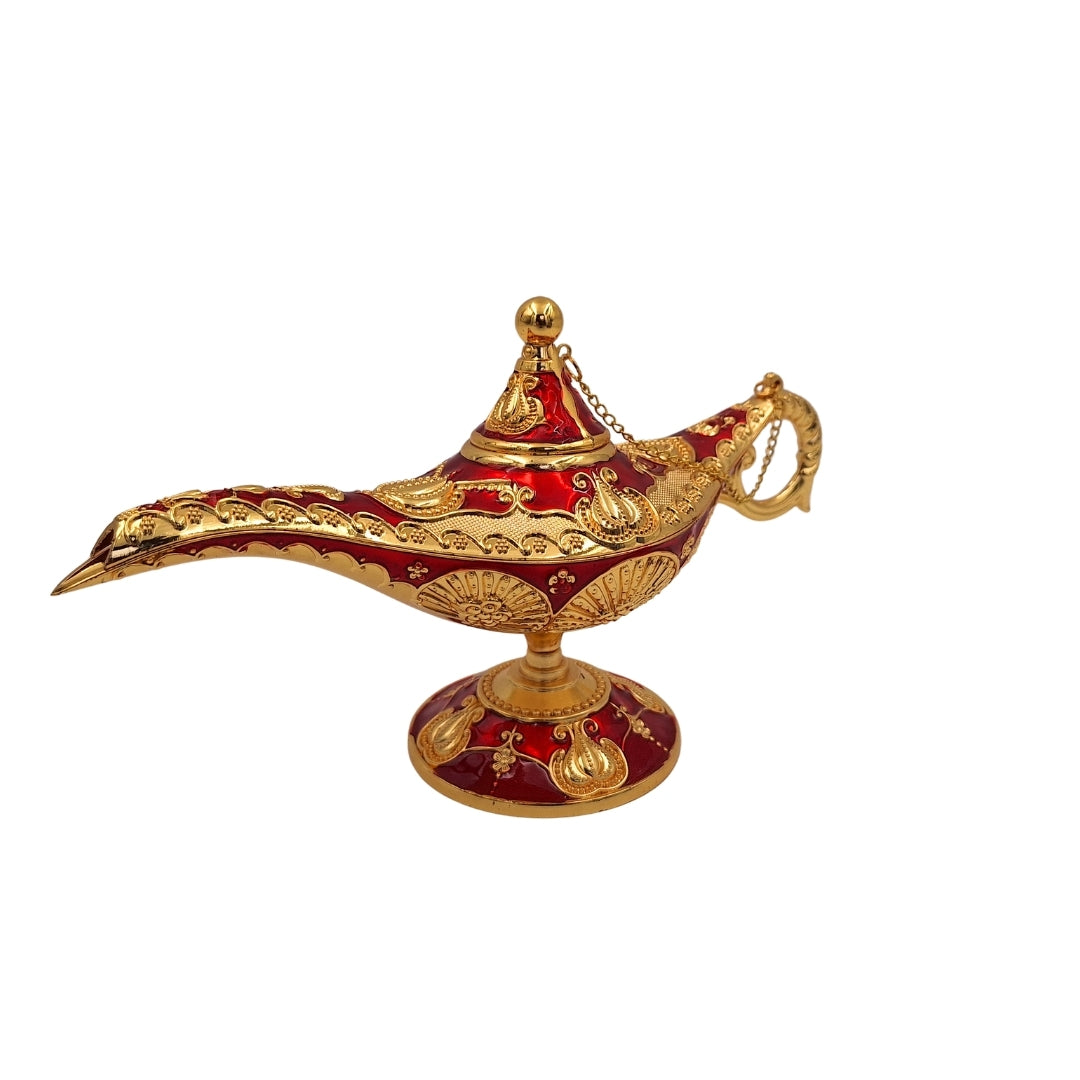 Lampe d’Aladin LAR avec de magnifiques décorations dorées, 22 x 7 x 11 cm