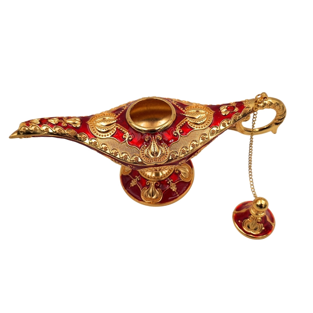 Lampe d’Aladin LAR avec de magnifiques décorations dorées, 22 x 7 x 11 cm
