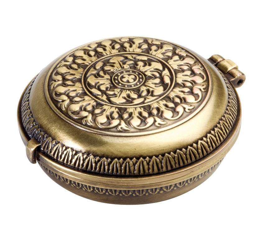 Messingkompass Urania Propitia mit Sonnenuhr - Premium - H45